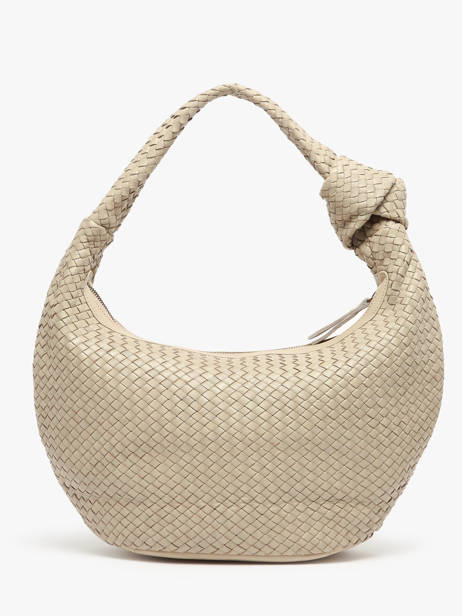 Schoudertas Parma Leder Basilic pepper Beige parma BPAR01 ander zicht 4