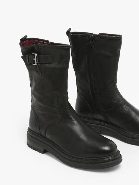 Enkellaarsjes Aiko Uit Leder Aliwell Zwart women AIKO ander zicht 2