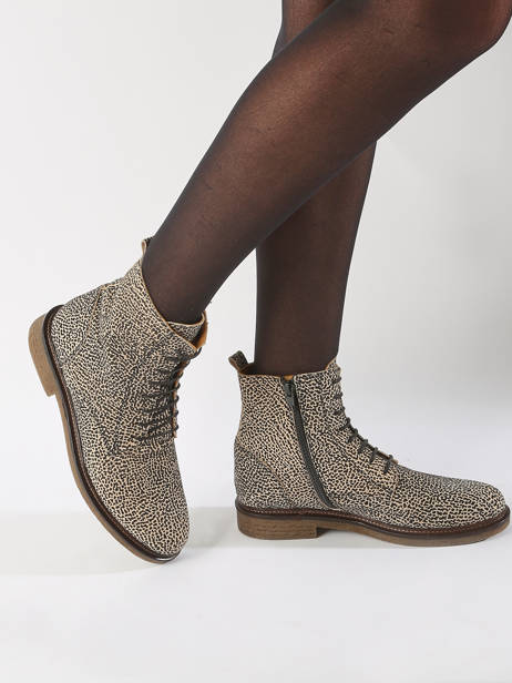 Enkellaarsjes Zag Uit Leder Aliwell Grijs women ZAG ander zicht 1