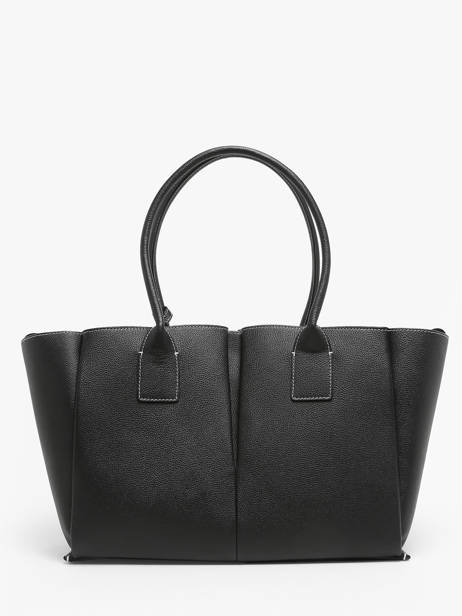 Schoudertas Elena Leder Le tanneur Zwart elena TELE1670 ander zicht 4