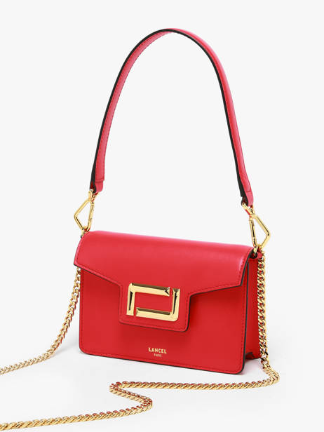 Cross Body Tas Angele Leder Lancel Rood angele A13275 ander zicht 2