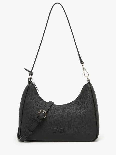 Cross Body Tas Brasilia Leder Nathan baume Zwart n city 41