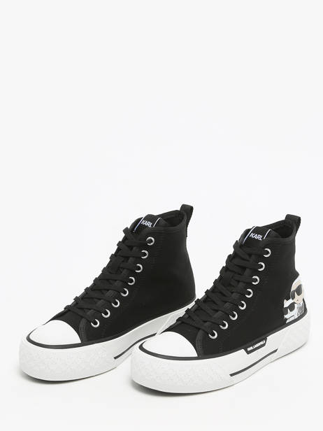 Sneakers Kampus Max Iii Twin Karl lagerfeld Zwart women KL60644T ander zicht 2