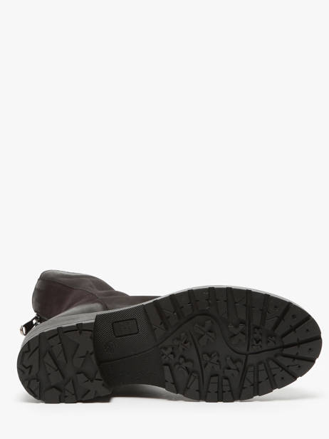 Enkellaarsjes Biker Uit Leder Metisse Zwart women MA05 ander zicht 5