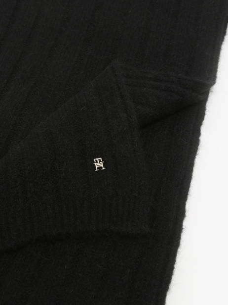 Sjaal Tommy hilfiger Zwart timeless AW16655 ander zicht 1