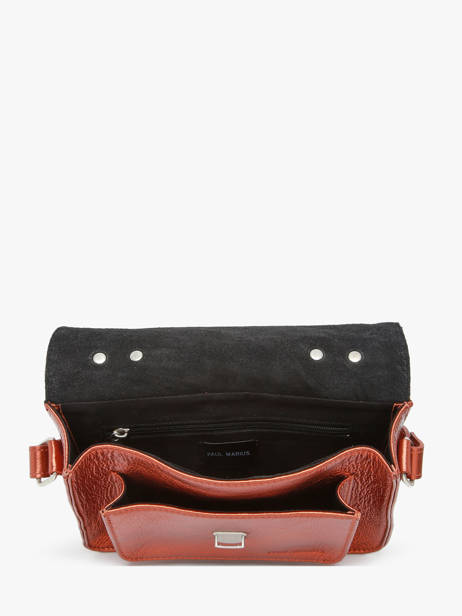 Cross Body Tas Melle George Ginger Leder Paul marius Bruin ginger GEORGGIN ander zicht 3