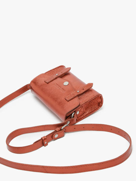 Cross Body Tas Mini Indispensable Ginger Meder Paul marius Bruin ginger MINIGIN ander zicht 2
