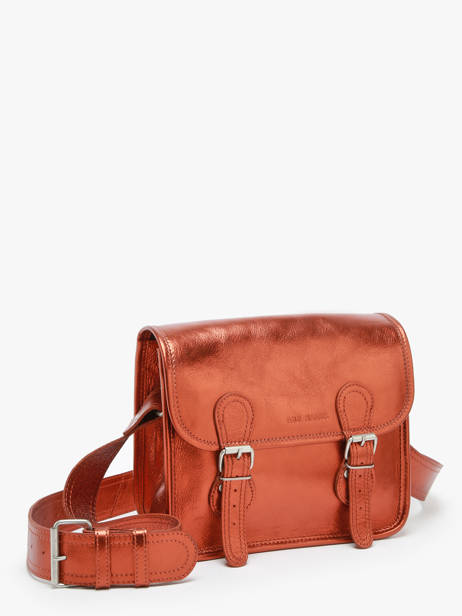 Cross Body Tas La Sacoche S Ginger Leder Paul marius Bruin ginger SACOSGIN ander zicht 2