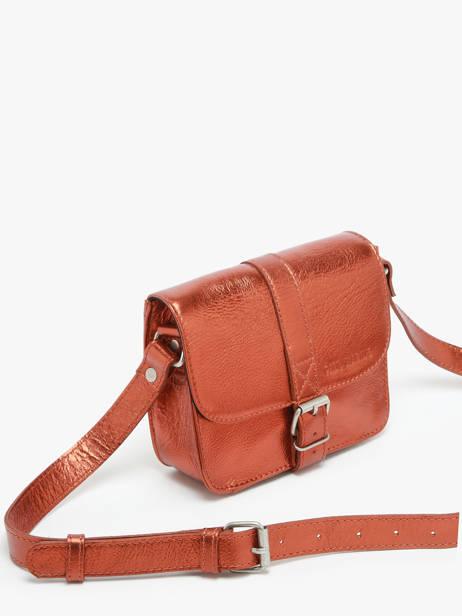 Cross Body Tas L'essentiel Ginger Leder Paul marius Bruin ginger ESSENGIN ander zicht 2