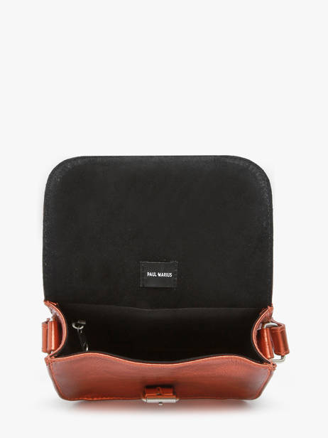 Cross Body Tas L'essentiel Ginger Leder Paul marius Bruin ginger ESSENGIN ander zicht 3