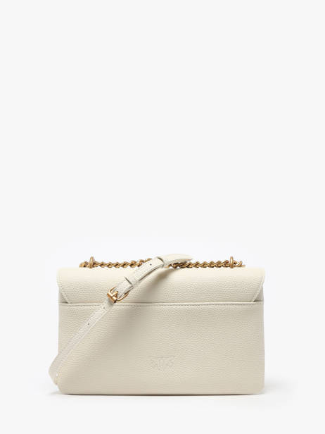 Cross Body Tas Love Bag Soft Leder Pinko Beige love bag soft 4528A29Q ander zicht 4
