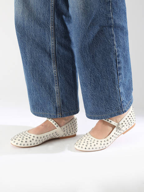 Ballerinas Vinetta-r Steve madden Wit women 11003147 ander zicht 1