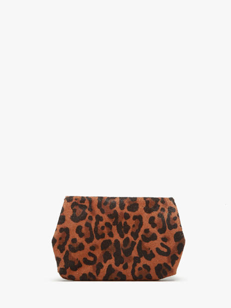 Portemonnee Leder Paul marius Zwart leopard GUSTALEO ander zicht 2