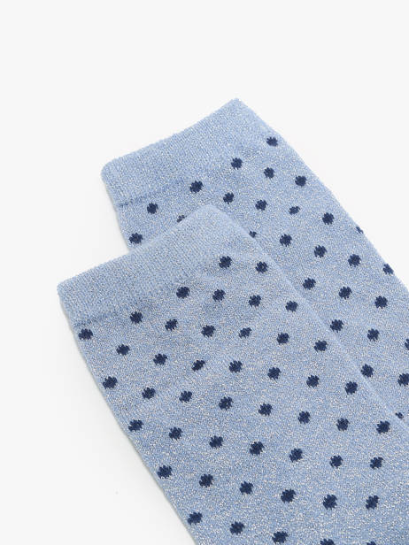Sokken Pieces Blauw socks women 17094859 ander zicht 1