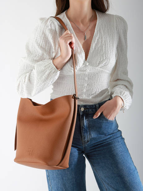 Schoudertas Rugzak M Cavalier Leder Etrier Bruin cavalier ECLR126M ander zicht 1