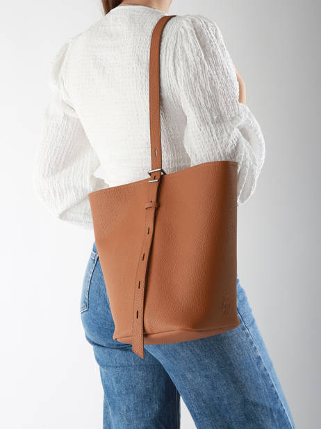 Schoudertas Rugzak M Cavalier Leder Etrier Bruin cavalier ECLR126M ander zicht 2