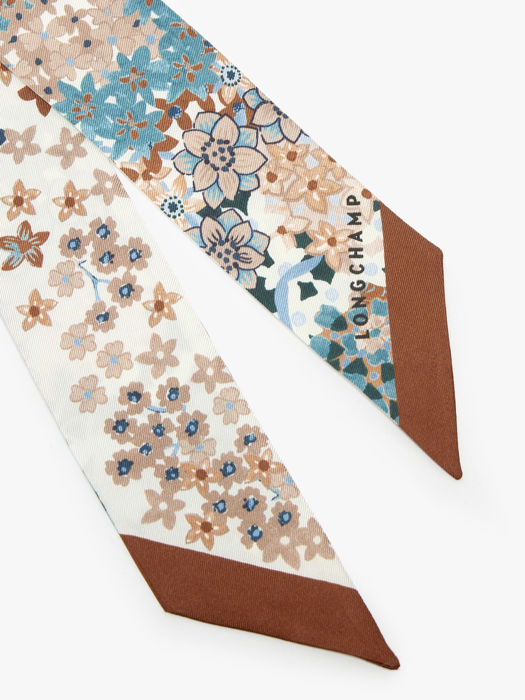 Longchamp Soie gots Foulard Bruin