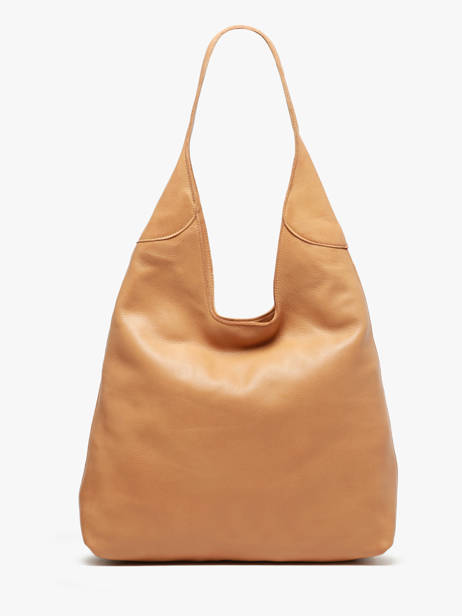 Schoudertas Cow Leder Basilic pepper Bruin cow BCOW2L ander zicht 4