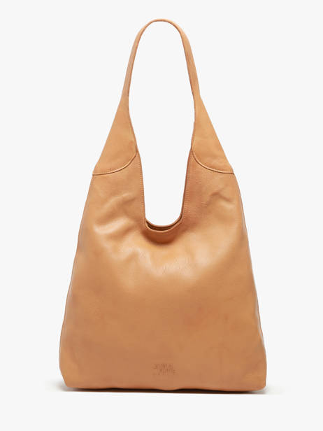 Schoudertas Cow Leder Basilic pepper Bruin cow BCOW2M