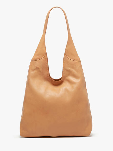 Schoudertas Cow Leder Basilic pepper Bruin cow BCOW2M ander zicht 4