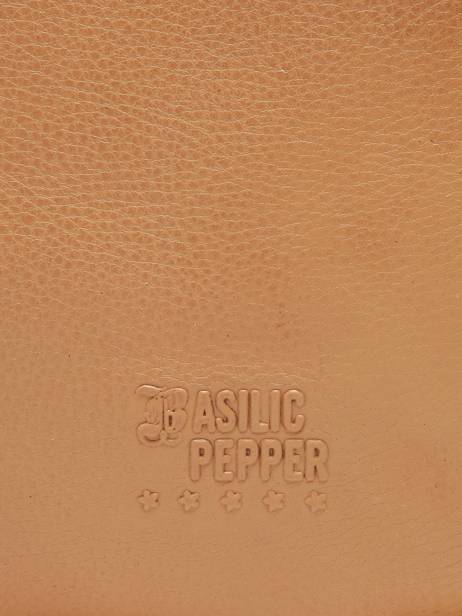 Schoudertas Cow Leder Basilic pepper Bruin cow BCOW2M ander zicht 5