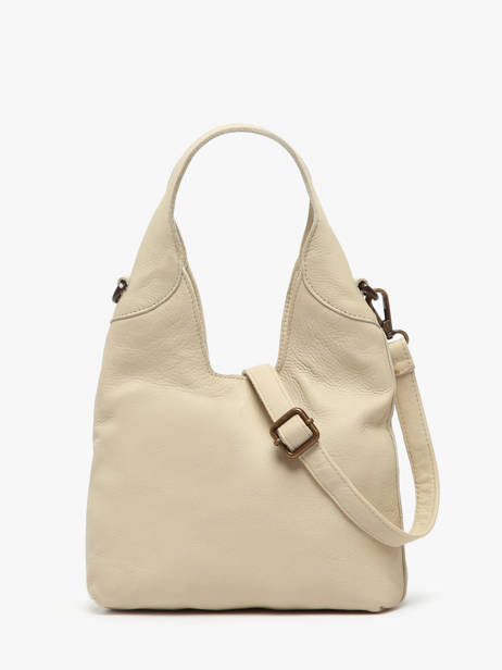 Cross Body Tas Cow Leder Basilic pepper Beige cow BCOW2S ander zicht 4