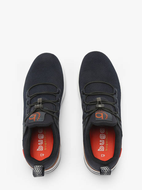 Sneakers Numbis Uit Leder Bugatti Blauw men 34265860 ander zicht 4