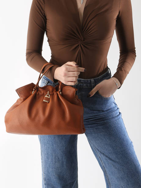 Cross Body Tas Lock Torrow Bruin lock TLOC01 ander zicht 1