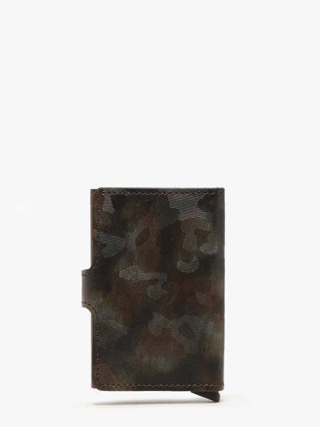 Kaarthouder Jungle Leder Secrid Bruin jungle MJU ander zicht 2