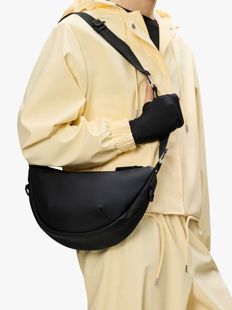 Cross Body Tas City Rains Zwart city 14670 ander zicht 1