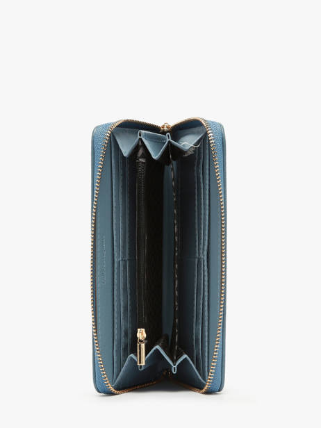 Portefeuille Lulu castagnette Blauw zip CHRYS103 ander zicht 1