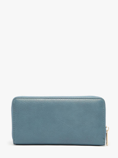 Portefeuille Lulu castagnette Blauw zip CHRYS103 ander zicht 2