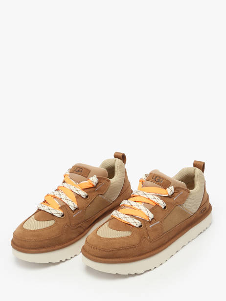 Sneakers Lowmel Uit Leder Ugg Bruin men 1169493 ander zicht 2