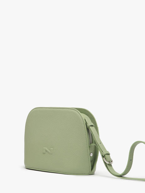 Cross Body Tas Lilou Leder Nathan baume Groen egee 2 ander zicht 2