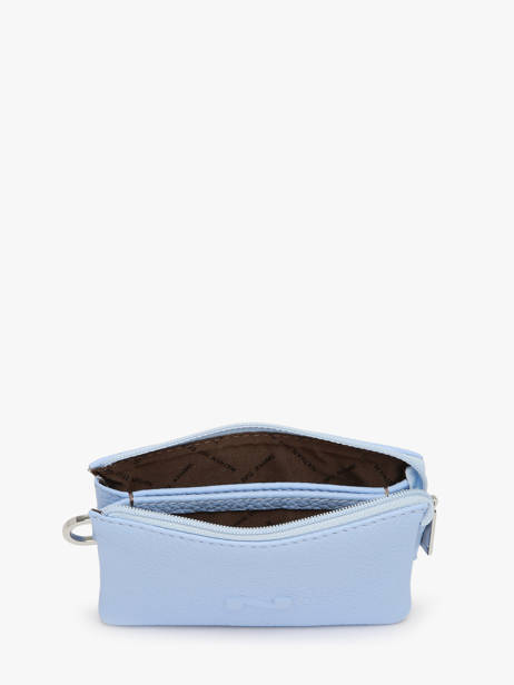 Portemonnee 2 Compartimenten Leder Nathan baume Blauw original n 302N ander zicht 1