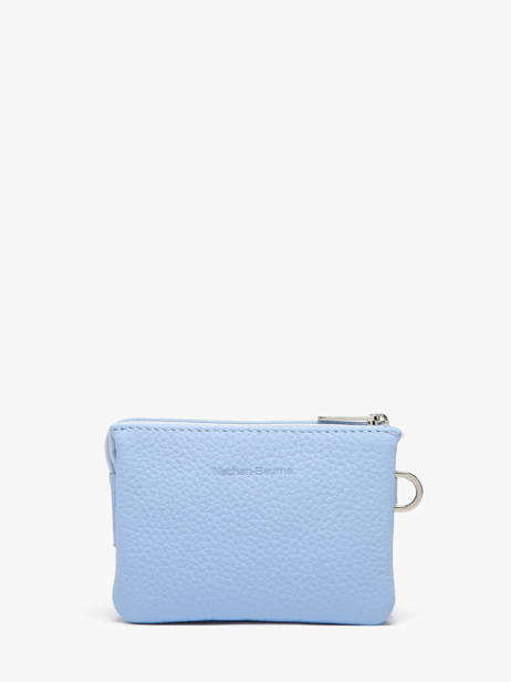 Portemonnee 2 Compartimenten Leder Nathan baume Blauw original n 302N ander zicht 2