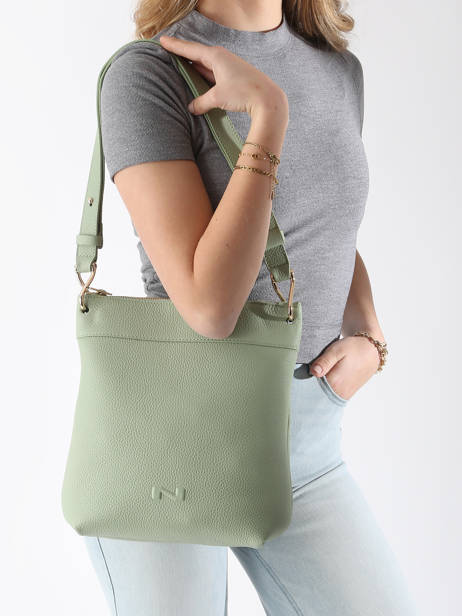 Cross Body Tas Tiki Mini Leder Nathan baume Groen victoria N1910586 ander zicht 1