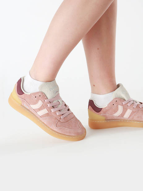 Sneakers Goal Uit Leder Coolway Roze women 7603184 ander zicht 1