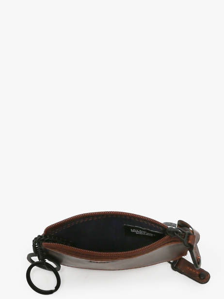 Portemonnee Met Sleutelhanger Leder Maverick Bruin the original MAVTO059 ander zicht 1