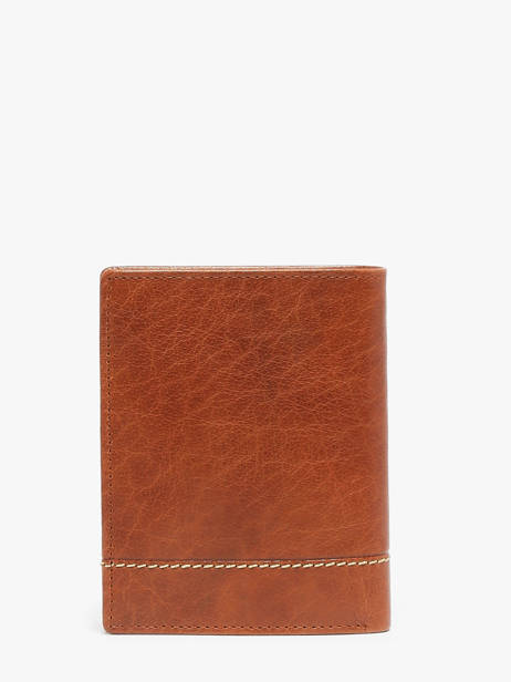 Chequehouder Met Portemonnee Leder Maverick Bruin rough gear MAVRG032 ander zicht 2