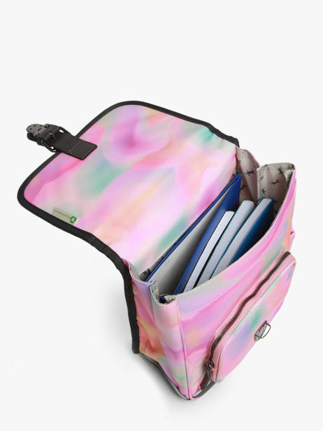 Rugzak 1 Compartiment Cameleon Roze vintage fantasy SD30 ander zicht 3
