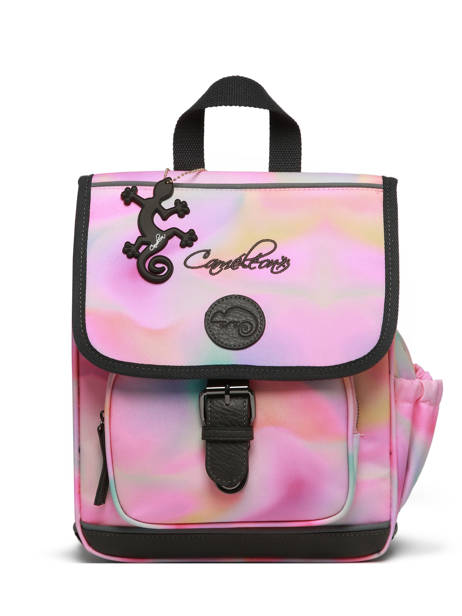 Rugzak 1 Compartiment Cameleon Roze vintage fantasy SD30 ander zicht 7