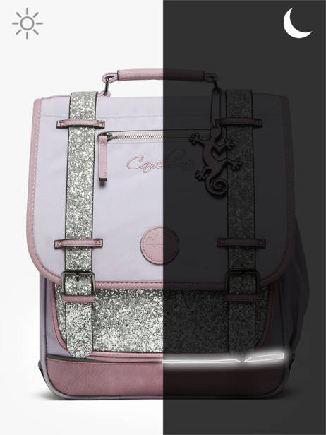 Rugzak Vintage Fantasy 2 Compartimenten Cameleon Violet vintage fantasy SD39 ander zicht 8