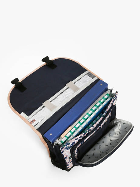 Boekentas Kind 2 Compartimenten Cameleon Blauw actual BAS-CA35 ander zicht 3