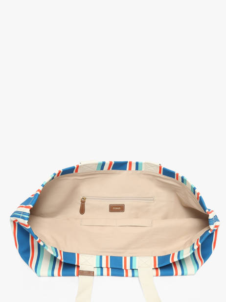 Schoudertas Logo Shopper Katoen Pinko Blauw logo shopper 4754A2G5 ander zicht 2