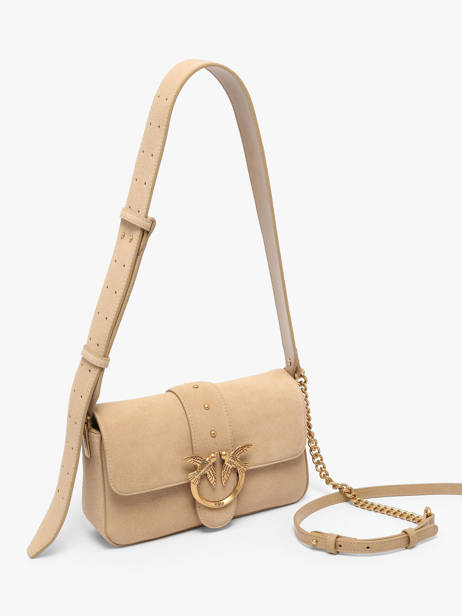 Cross Body Tas Love Bag Soft Leder Pinko Beige love bag soft 4340A2CC ander zicht 1