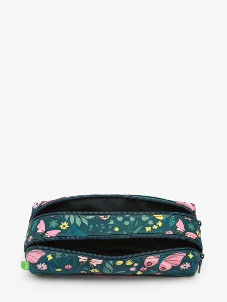 Pennenzak 2 Compartimenten Les Fantaisies F Tann's Groen les fantaisies f 12266 ander zicht 1