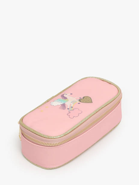 Pennenzak 1 Compartiment Classics Jeune premier Roze classics C ander zicht 1