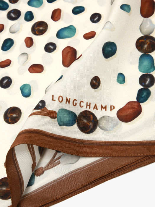 Longchamp Soie gots Foulard Bruin