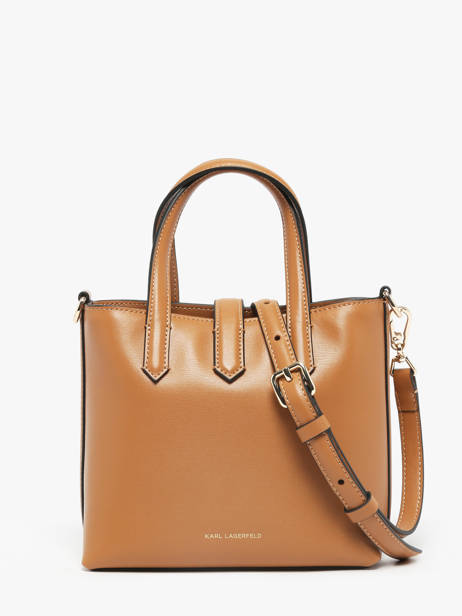 Handtassen K Autograph Leder Karl lagerfeld Bruin k autograph A3W30151 ander zicht 4